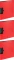 3x Podkładka do pisania Grand NOTOdesk GR-2205 z okładką, klip po dłuższym boku, czerwony