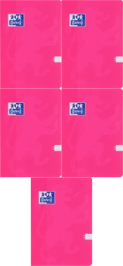 5x Zeszyt w linie Oxford Touch, A4, miękka oprawa, 32 kartki, mix kolorów