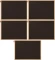5x Tablica kredowa MemoBe, w ramie drewnianej, 80x60cm, czarny