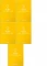 5x Zeszyt przedmiotowy w kratkę Herlitz Religia, A5, miękka oprawa, 60 kartek, żółty