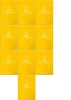 10x Zeszyt przedmiotowy w kratkę Herlitz Religia, A5, miękka oprawa, 60 kartek, żółty