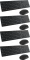 4x Zestaw bezprzewodowy Dell KM5221W, klawiatura + mysz, czarny