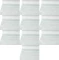 10x Obrus papierowy w rolce Bagstar, 1.2x9m, wytłoczenie damaszkowe, biały