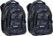 2x Plecak szkolny BackUP 5 model R 40, trzykomorowy, 24l, 39x27x20cm, granatowy