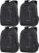 4x Plecak szkolny CoolPack Soul Snow Black, trzykomorowy, 27l, 44x32x16cm, czarny