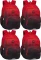 4x Plecak szkolny CoolPack Pick, dwukomorowy, 26l, 43x30x16cm, Gradient Cranberry
