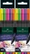 2x Cienkopis Faber Castell Grip, 0.4mm, 5 sztuk, mix kolorów neonowych