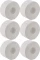 6x Papier toaletowy Merida Optimum, 2-warstwowy, 19cmx140m, biały