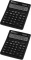 2x Kalkulator biurowy Eleven SDC-444XRBK, 12 cyfr, czarny perłowy