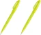 2x Pisak pędzelkowy do kaligrafii Pentel Brush Sign Pen SES15C, 2.07mm, limonkowy