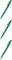 3x Pisak pędzelkowy do kaligrafii Pentel Brush Sign Pen SES15C, 2.07mm, zielony