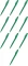 10x Pisak pędzelkowy do kaligrafii Pentel Brush Sign Pen SES15C, 2.07mm, zielony