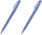 2x Pisak pędzelkowy do kaligrafii Pentel Brush Sign Pen SES15C, 2.07mm, niebiesko-fioletowy