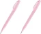 2x Pisak pędzelkowy do kaligrafii Pentel Brush Sign Pen SES15C, 2.07mm, pudrowy róż