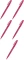 5x Pisak pędzelkowy do kaligrafii Pentel Brush Sign Pen SES15C, 2.07mm, burgund