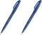 2x Pisak pędzelkowy do kaligrafii Pentel Brush Sign Pen SES15C, 2.07mm, niebieski