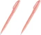 2x Pisak pędzelkowy do kaligrafii Pentel Brush Sign Pen SES15C, 2.07mm, koralowo-pomarańczowy