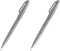 2x Pisak pędzelkowy do kaligrafii Pentel Brush Sign Pen SES15C, 2.07mm, szary