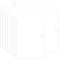 20x Teczka wiązana bez linii Interdruk, A4+, papier kredowy, 350g/m2, biały