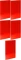 5x Teczka kartonowa z gumką lakierowana Barbara, A4, 3mm, czerwony