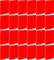 24x Teczka skrzydłowa z gumką VauPe Caribic, A4, 40mm, czerwony