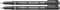 2x Cienkopis kreślarski Snowman, 0.8mm, czarny