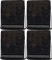 4x Worek na buty Strigo Plaster Miodu, 35x45cm, czarny