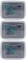 3x Lunchbox Strigo Noise, 16.5x12x6.5cm, transparentny