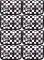 8x Piórnik dwuklapkowy St. Right  PC3 Chess Cats, bez wyposażenia, 20.5x14x3.5cm, czarno-biały