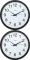 2x Zegar ścienny Hama PG-400 Jumbo Aruba, średnica 40 cm, tarcza kolor biały, obudowa kolor czarny