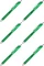 6x Długopis żelowy MemoBe Smoothy, 0.5mm, zielony