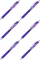 6x Długopis żelowy MemoBe Smoothy, 0.5mm, fioletowy