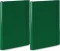 2x Teczka skrzydłowa z gumką VauPe, A4, 40mm, zielony