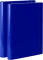 2x Teczka skrzydłowa z gumką VauPe, A4, 40mm, niebieski