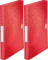 2x Teczka plastikowa z gumką Leitz Wow, A4, 30mm, czerwony