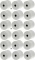 3x Rolka termiczna Emerson, 80mm x 80m, 50+/-6g/m2, 6 sztuk, BPA Free, biały