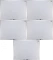 5x Tablica suchościeralno-magnetyczna Ofix Standard, w ramie aluminiowej, lakierowana, 90x120cm, biały