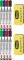 2x Marker suchościeralny Toma, okrągła, 2mm, 4 sztuki, mix kolorów + gąbka magnetyczna