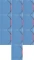 10x Teczka segregująca Pagna, A4, 5 przekładek, jasny niebieski