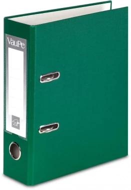 Segregator VauPe FCK, A5, szerokość grzbietu 75mm, do 500 kartek, zielony