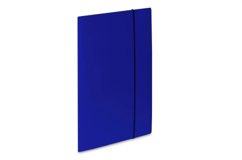 Teczka kartonowa z gumką VauPe Soft, A4, 450g/m2, 20mm, niebieski