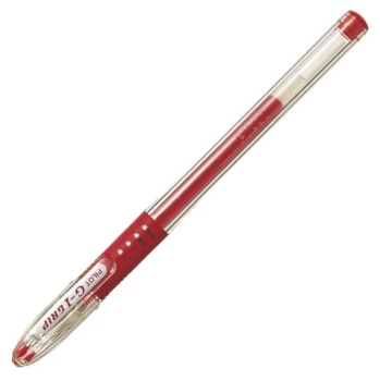 Długopis żelowy Pilot, G1 Grip, 0.5mm, czerwony