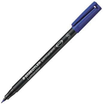 Foliopis Staedtler Lumocolor, okrągła, 0.4 mm (S), niebieski