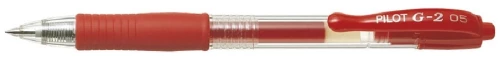 Długopis żelowy automatyczny Pilot, G2, 0.5mm, czerwony