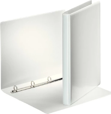 Segregator prezentacyjny Esselte Panorama, A4, szerokość grzbietu 63mm, do 380 kartek, 4 ringi, biały