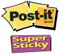 Karteczki samoprzylepne Post-it Super Sticky, 76x76mm, 90 karteczek, żółty pastelowy