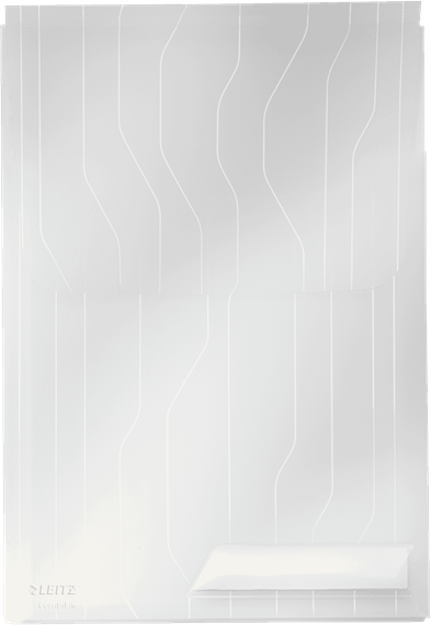 Folder groszkowy Leitz CombiFile, poszerzany, z klapką, A4, do 150 kartek, 200μm, 3 sztuki, transparentny