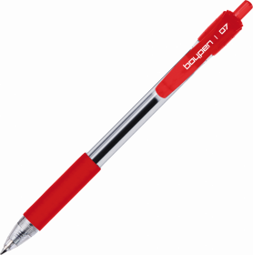 Długopis automatyczny Rystor, Boy Pen Eko, 0.7mm czerwony