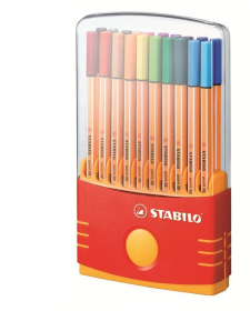 Cienkopis Stabilo Point 88 8820-03, 0.4mm, 20 sztuk, mix kolorów