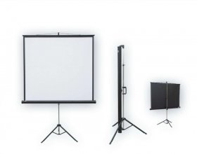 Ekran projekcyjny na trójnogu 2x3, POP, 145x195cm, biały